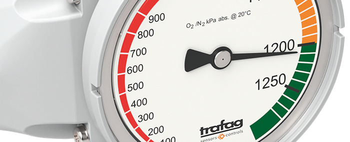 Big display of Trafag gas density monitor 8719