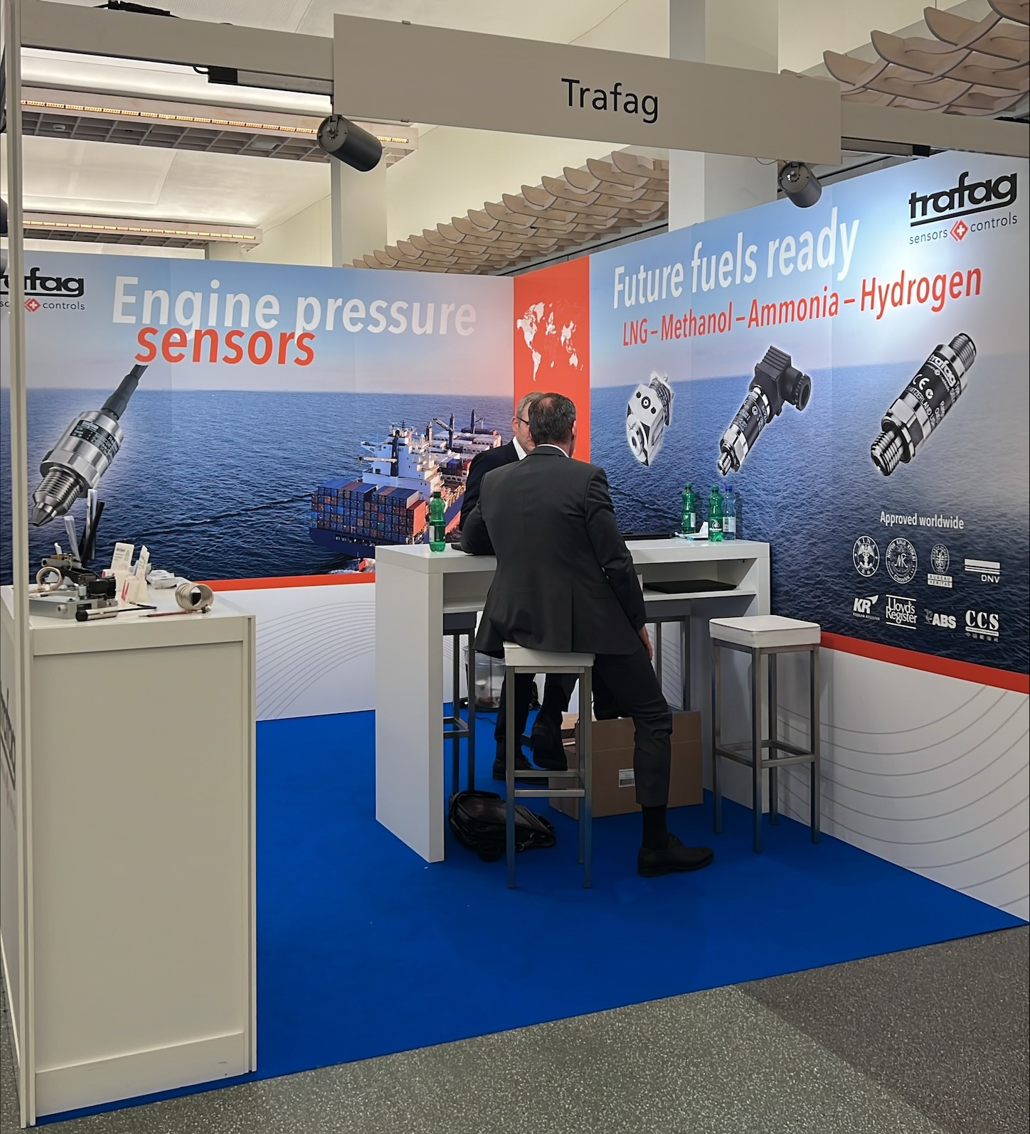 Stand Trafag au congrès CIMAC à Zurich