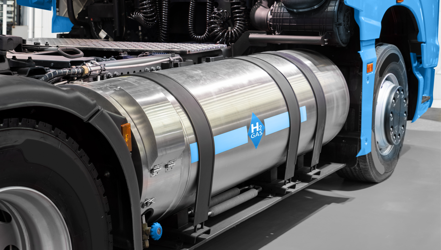 Fahrzeug betrieben mit Wasserstoff / Tank